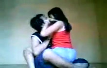 Young Filipino couple make love on cam